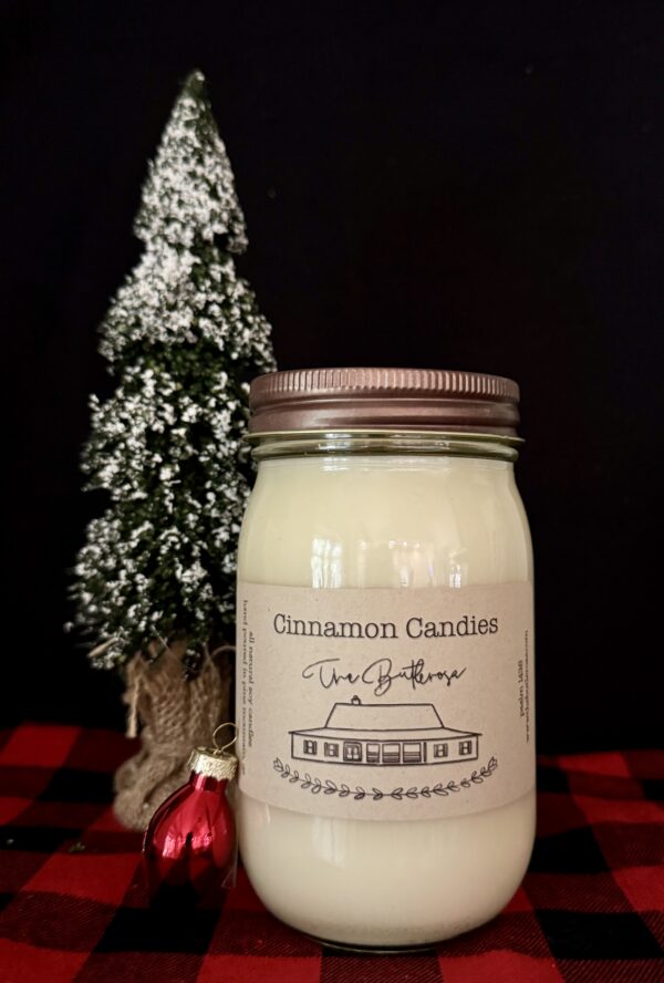 Cinnamon Candies - Pint Size Mason Jar Candle
