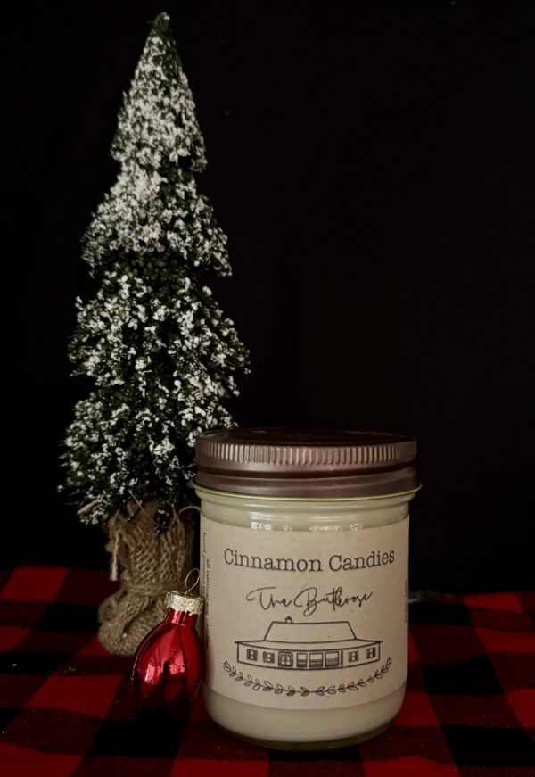 Cinnamon Candies - Half Pint Size Mason Jar Candle