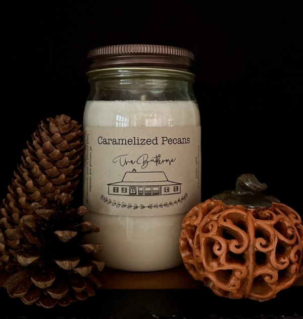 Caramelized Pecans - Pint Size Mason Jar Candle