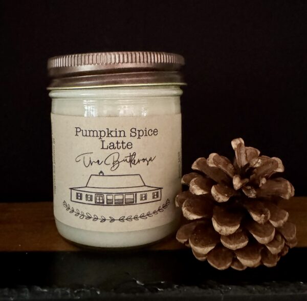 Pumpkin Spice Latte - Half Pint Size Mason Jar Candle