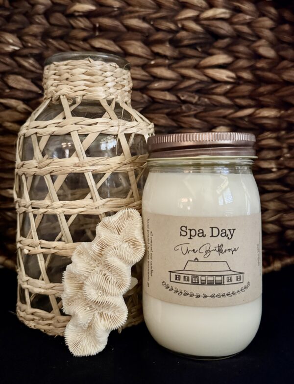 Spa Day - Pint Size Mason Jar Candle