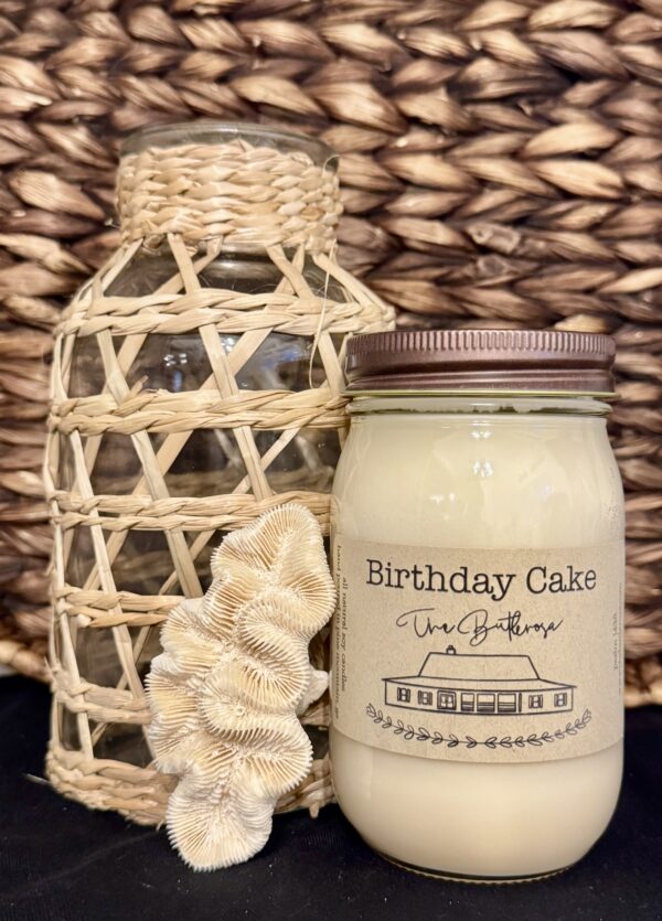 Birthday Cake - Pint Size Mason Jar Candle