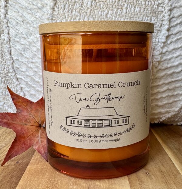 Pumpkin Caramel Crunch - Amber Jar Candle